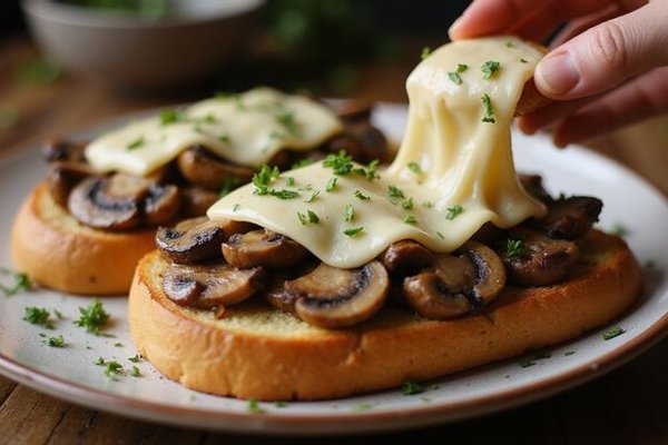 Cheese & Mushroom Toast